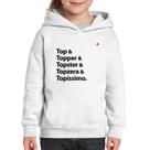 Moletom Infantil Top & Topper & Topster & Topzera & Topíssimo - Foca na Moda