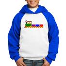 Moletom Infantil Trenzinho Colorido - Foca na Moda Moletom Infantil Trenzinho Colorido - Foca na Moda
