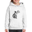 Moletom Infantil Trompa Notas Musicais - Foca na Moda Moletom Infantil Trompa Notas Musicais - Foca na Moda