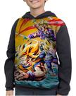 Moletom Infantil Trunks Vegeta Goku Saiyajin Dragon Ball