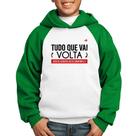Moletom Infantil Tudo que vai volta, isso te assusta ou te conforta - Foca na Moda