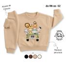 Moletom Infantil Unissex Conjunto Peluciado Algodão Abrigo Menino Menina Roupa de Frio Grosso Safari Moletom Infantil Unissex Conjunto Peluciado Algodão Abrigo Menino Menina Roupa de Frio Grosso Safari