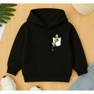Moletom Infantil Unissex Flanelado Inverno estampa Divertida Bolsinho Bananas Cainda Kids Desenho