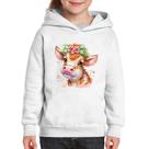 Moletom Infantil Vaquinha E Flores - Foca na Moda Moletom Infantil Vaquinha E Flores - Foca na Moda