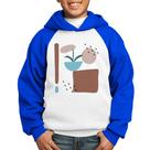 Moletom Infantil Vaso de Planta Minimalista Abstrato - Foca na Moda