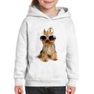 Moletom Infantil Yorkshire de Óculos - Foca na Moda