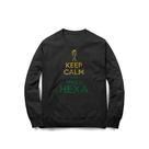 Moletom Keep Calm And Traz o Hexa -