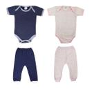 Moletom Kit 2 Peças Conjuntinho Roupa Bebê Tecido Macio