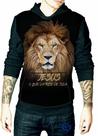 Moletom Leão de Judá masculino Jesus Gospel blusa Adulto