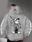 Moletom Looney Tunes Pernalonga infantil com Capuz Flanelado 3 Cabos Premium