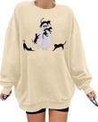 Moletom LUKYCILD Halloween Spooky Season feminino Black Cat