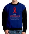 Moletom Maio Vermelho Infantil UNISSEX Blusa Casaco Azul