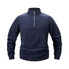 Moletom Masculino 3XL Com Capuz De Fleece, Casual, Gola Alta, Zíper De Um Quarto, Clássico Esportivo Moletom Masculino 3XL Com Capuz De Fleece, Casual, Gola Alta, Zíper De Um Quarto, Clássico Esportivo
