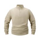 Moletom Masculino 3XL Com Capuz De Fleece, Gola Alta Casual, Zíper De Um Quarto, Clássico Esportivo