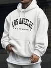 Moletom Masculino Blusao Casual Basico Estampado Los Angeles Moletom Masculino Blusao Casual Basico Estampado Los Angeles