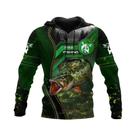 Moletom Masculino Camuflado Com Capuz Para Pesca, Estampa 3D De Marlin, Agasalho, Moda Streetwear