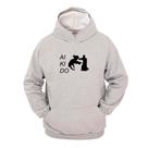 Moletom Masculino Canguru com Capuz Estampa Aikido Conforto