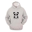 Moletom Masculino Canguru Com Capuz Estampa Panda