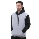 Moletom masculino canguru com capuz liso de bolso inverno cor - bicolor Moletom masculino canguru com capuz liso de bolso inverno cor - bicolor