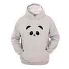 Moletom Masculino Canguru Estampa Panda Com Capuz