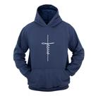 Moletom Masculino Canguru Estampa Religião com Capuz