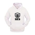 Moletom Masculino Canguru SK8 Estampado com Capuz Estilo