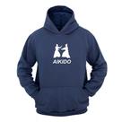 Moletom Masculino Capuz Bolso Canguru Estampa Aikido
