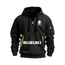 Moletom Masculino Casual Para Esportes Ao Ar Livre, Quente, Para Motocicleta, Outono/Inverno, Suzuki
