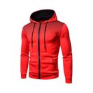 Moletom Masculino Com Capuz E Zíper, Estampa Gráfica, Com Bolso, Casual, Para Esportes Ao Ar Livre E