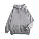Moletom Masculino Com Zíper, Cor Sólida, Manga Longa, Casual, Solto, Estilo Y2K, Para Atividades Ao Moletom Masculino Com Zíper, Cor Sólida, Manga Longa, Casual, Solto, Estilo Y2K, Para Atividades Ao