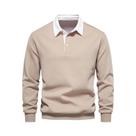 Moletom Masculino De Algodão De Qualidade Com Gola Polo Para Outono 2023 - Moda Casual Moletom Masculino De Algodão De Qualidade Com Gola Polo Para Outono 2023 - Moda Casual