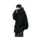 Moletom Masculino De Gola Alta Estilo Harajuku Ninja, Casual Esportivo Solto Para Casal, Outono
