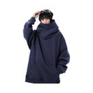 Moletom Masculino De Gola Alta Estilo Harajuku Ninja, Casual Esportivo Solto Para Casal, Outono