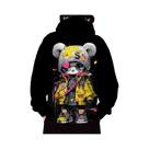 Moletom Masculino De Outono Com Estampa De Urso, Confortável E Estiloso, Estilo Urbano Moletom Masculino De Outono Com Estampa De Urso, Confortável E Estiloso, Estilo Urbano