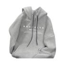 Moletom Masculino De Outono Inverno Com Capuz Em Fleece Casual Solto Com Estampa Gráfica Brooklyn Moletom Masculino De Outono Inverno Com Capuz Em Fleece Casual Solto Com Estampa Gráfica Brooklyn