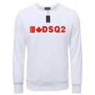 Moletom masculino DSQ, pulôver quente, gola redonda, 80% algodão
