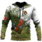 Moletom masculino estampado Rooster Anime masculino e feminino com capuz