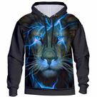 Moletom Masculino Feminino 3D Estampa Leão Raio De Judá Blusa De Frio Com Capuz