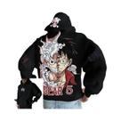 Moletom Masculino Luffy Gear 5 Nika Anime Streetwear Casual Pullover De Manga Longa Para Outono E