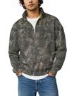 Moletom masculino MSBESYOR Camo Fleece Hunting Quarter Zip