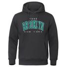 Moletom Masculino Oversize Com Capuz E Estampa Brooklyn Nova York