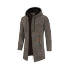 Moletom Masculino Oversize Com Capuz E Zíper, Jaqueta De Inverno Para Esportes, Sweatshirt Preta