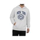 Moletom Masculino Oversize Com Capuz Estampa Gráfica Nova York NYC 1985 Casual Quente Pulôver Moda