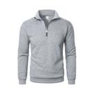Moletom Masculino Oversized Com Capuz E Meio Zíper, Gola Alta, Tendência Primavera-Outono, Caimento Moletom Masculino Oversized Com Capuz E Meio Zíper, Gola Alta, Tendência Primavera-Outono, Caimento