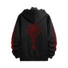 Moletom Masculino Preto Casual Com Capuz Para Outono/Inverno, Esportivo, Estiloso E Moderno