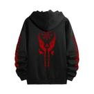 Moletom Masculino Preto Casual Com Capuz Para Outono/Inverno, Estilo Esportivo, Pullover Fashion