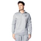 Moletom Masculino Puma Half-Zip Logo Gola Alta Cinza Moletom Masculino Puma Half-Zip Logo Gola Alta Cinza