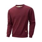 Moletom Masculino Quente Com Forro De Lã Para Outono/Inverno, Casual, Manga Longa, Pulôver Para