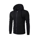 Moletom Masculino Slim Fit Com Capuz E Zíper, Jaqueta De Outono Para Homens