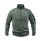 Moletom Militar Masculino Com Gola Alta Em Fleece, Pullover Tático Para Caminhadas, Camping E